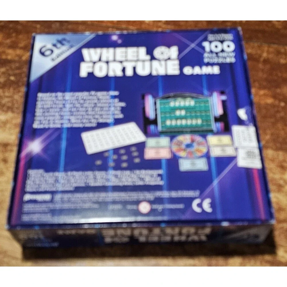 Wheel Of Fortune 5TH Edition 100 NEW Puzzles 2-4 Players FAMILY FUN Ages 8+ New